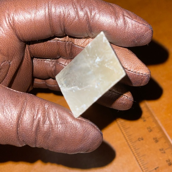 Optical Calcite raw piece B. - Picture 4 of 13